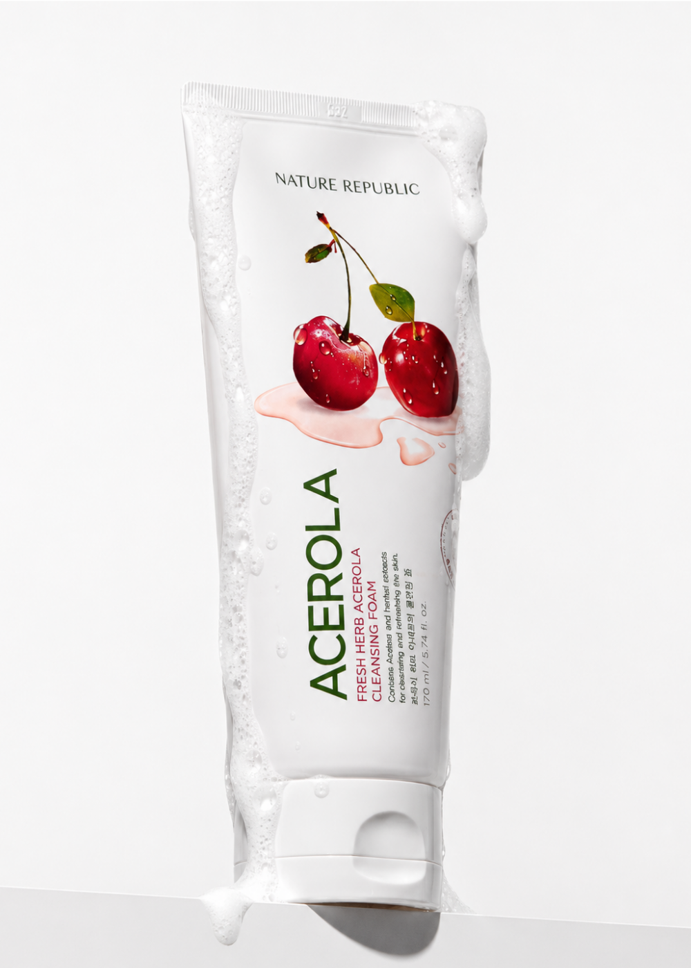 Nature Republic Herb Acerola Cleansing Foam (170ML)